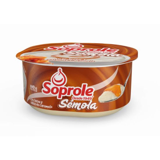 Sémola con salsa de caramelo 140 g